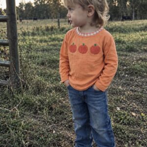 Boys Pumpkin Shirt