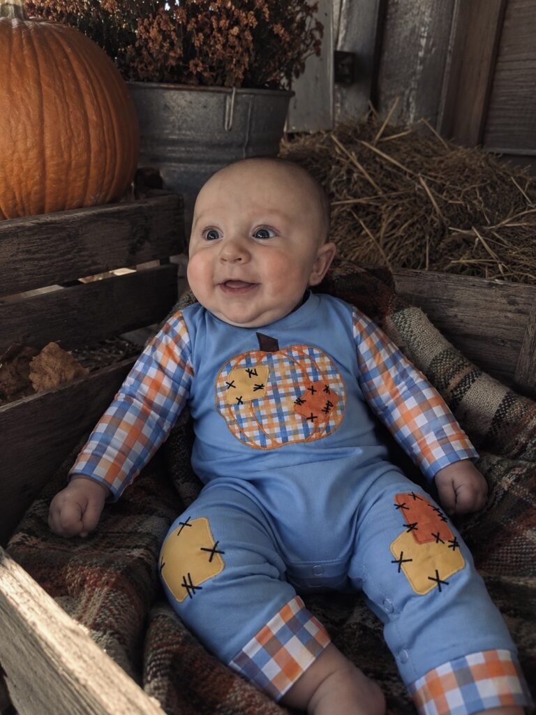 Boys Patchwork Romper